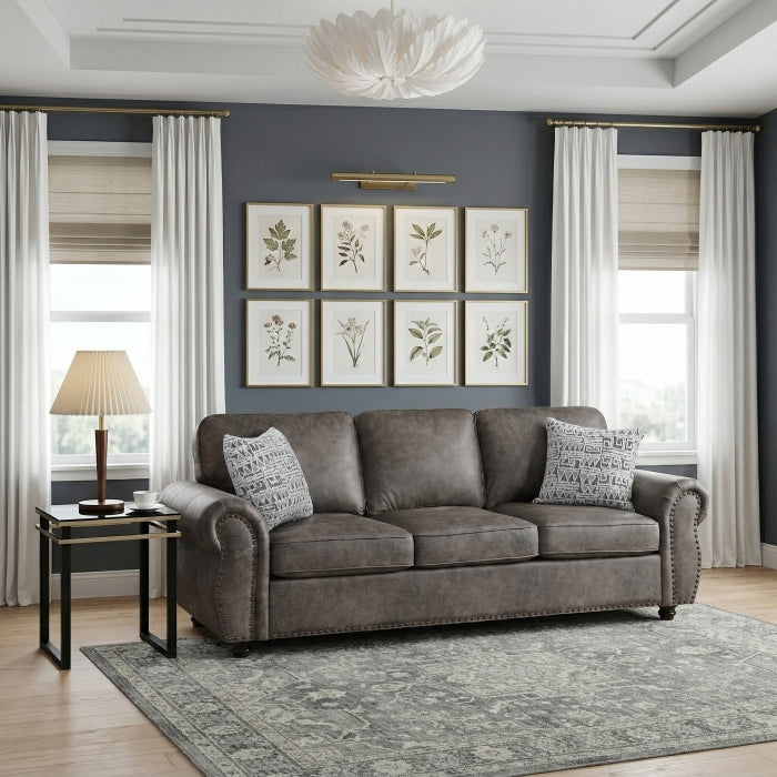 Pinnacle Brown Sofa