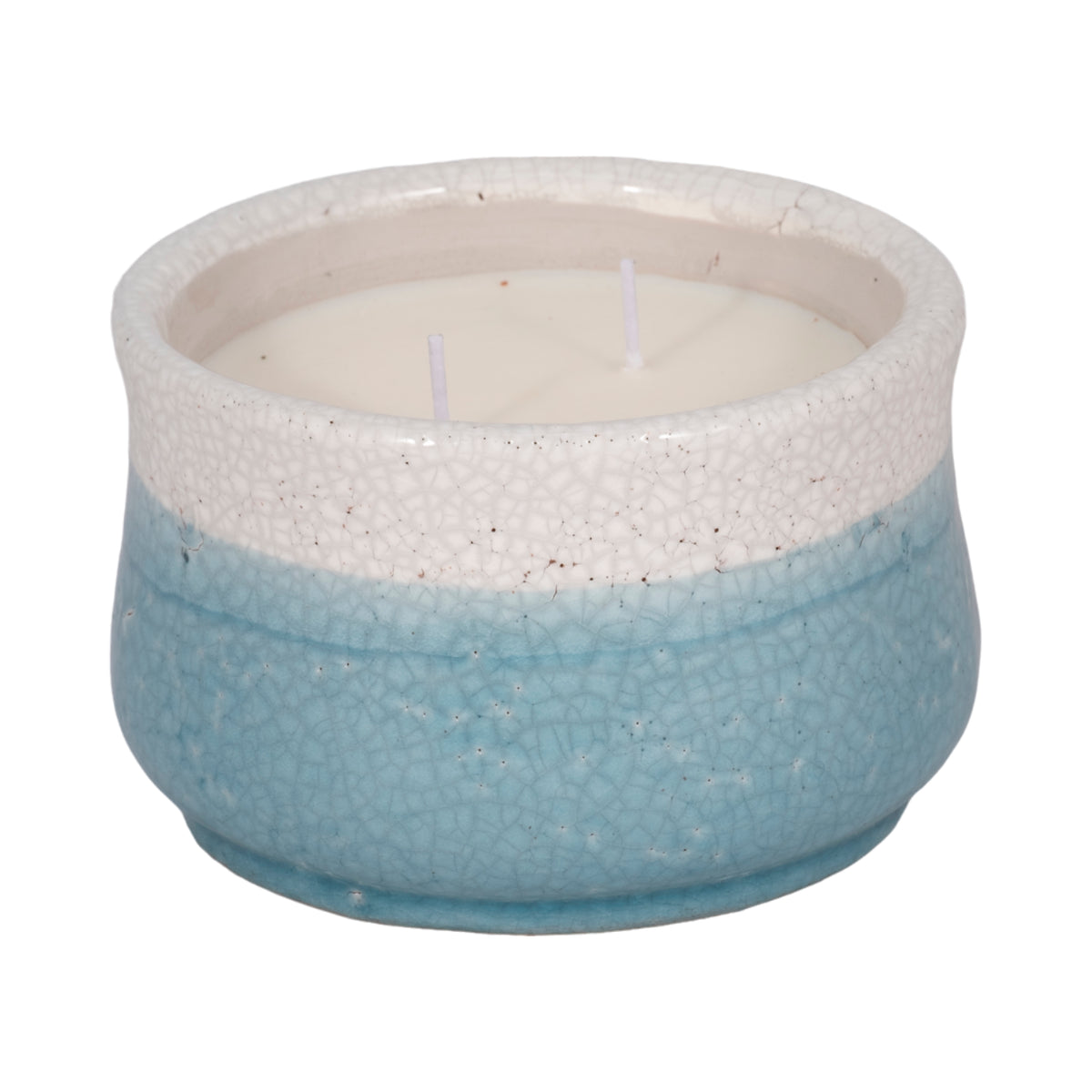 Bennetstone Blue Moco Bamboo Candle