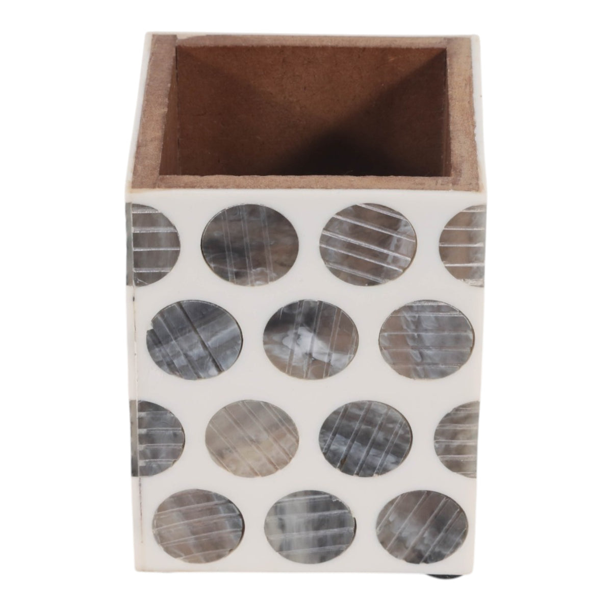 La Playa Multicolor Mixed Wood Pencil Cup