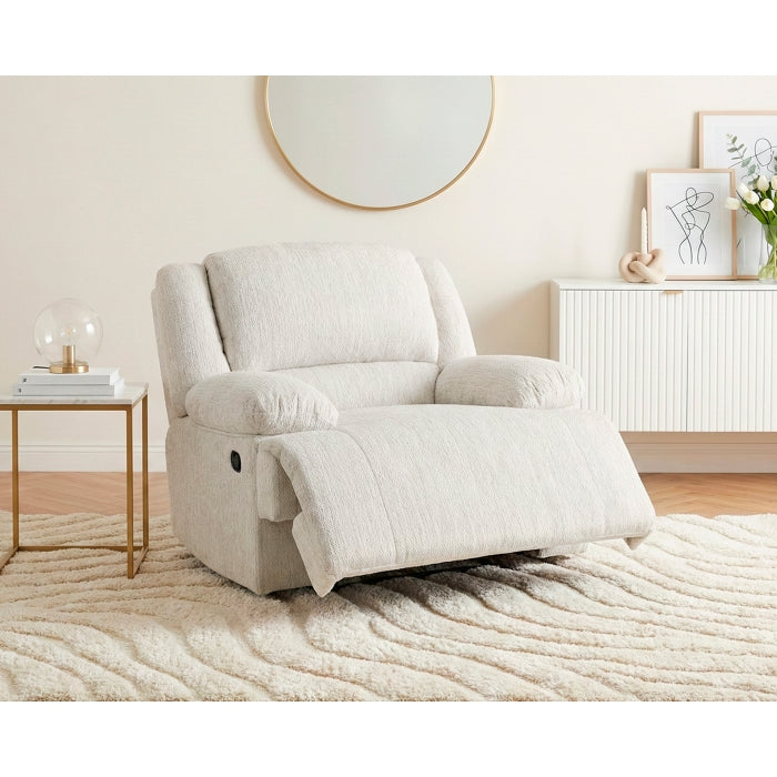 Caliber Beige Reclining Chair