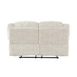 Caliber Beige Double Reclining Loveseat