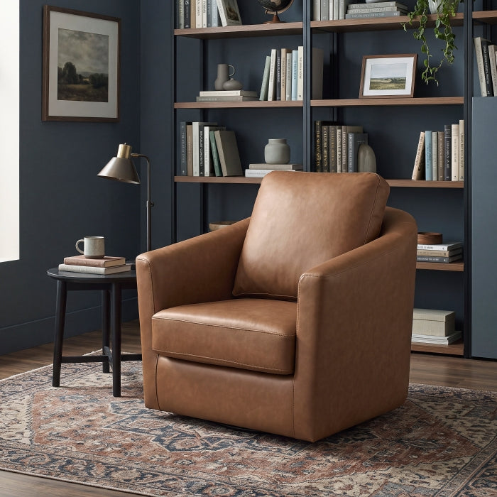 Vantage Brown Swivel Chair