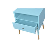 Sonria II Light Blue/Natural Accent Table