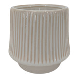 Tangair Ivory Vanilla Ribbed Candle