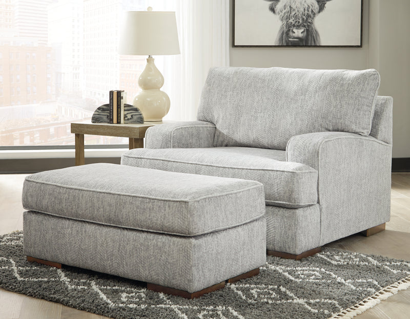 Mercado Pewter Sofa, Loveseat, Chair and Ottoman - Ornate Home