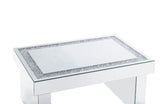 Noralie Mirrored & Faux Diamonds Coffee Table - Ornate Home