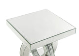 Ornat Mirrored/Faux Diamonds End Table