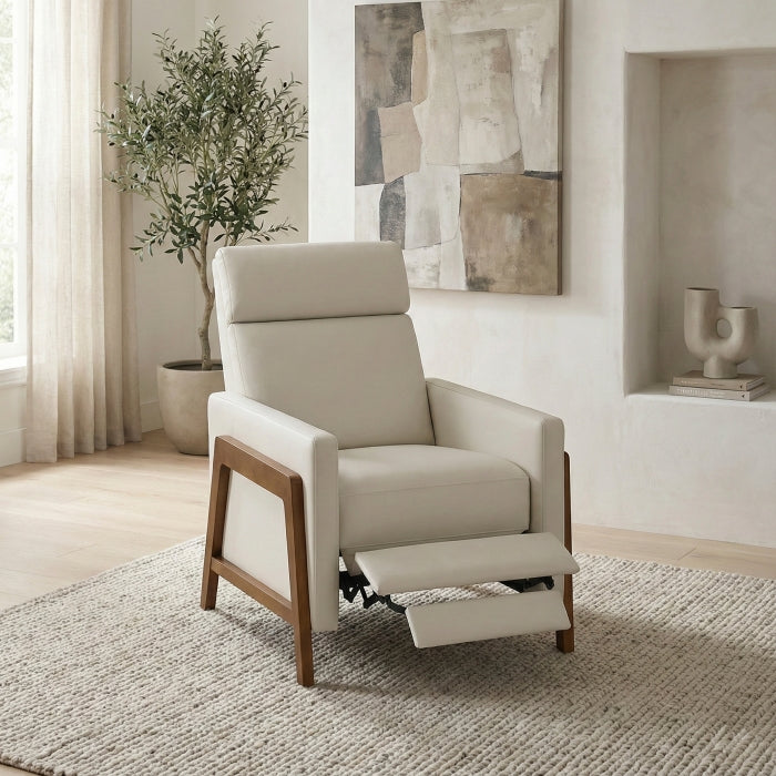 Verve Beige Push Back Reclining Chair