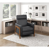 Verve Black Push Back Reclining Chair