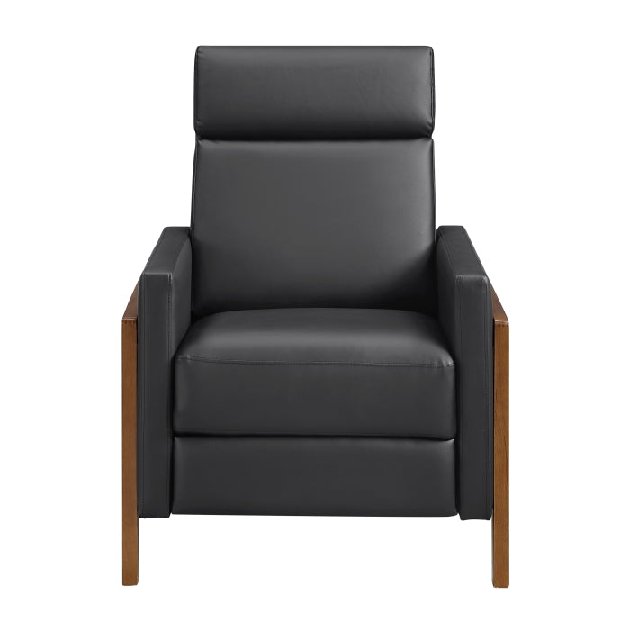 Verve Black Push Back Reclining Chair