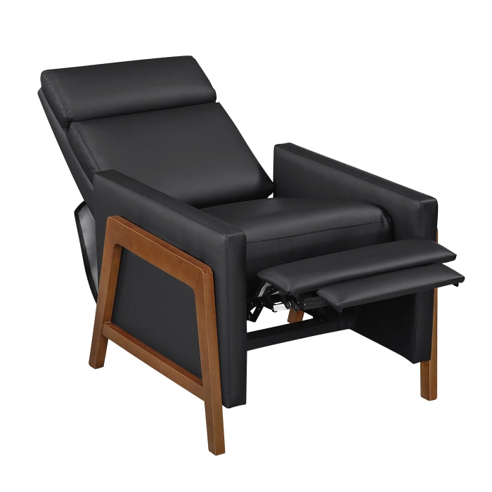 Verve Black Push Back Reclining Chair