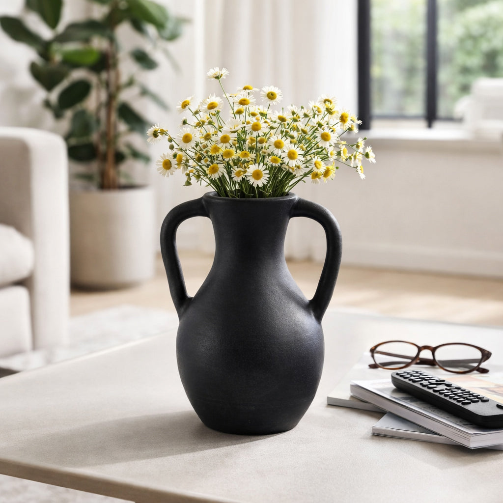 Shermancliff Black Large Vase