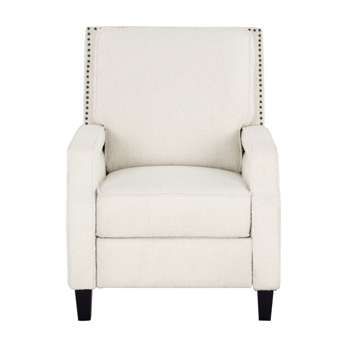 Berenson Silver Push Back Reclining Chair