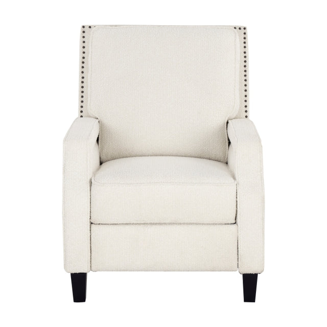 Berenson Silver Push Back Reclining Chair