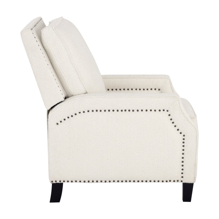 Berenson Silver Push Back Reclining Chair