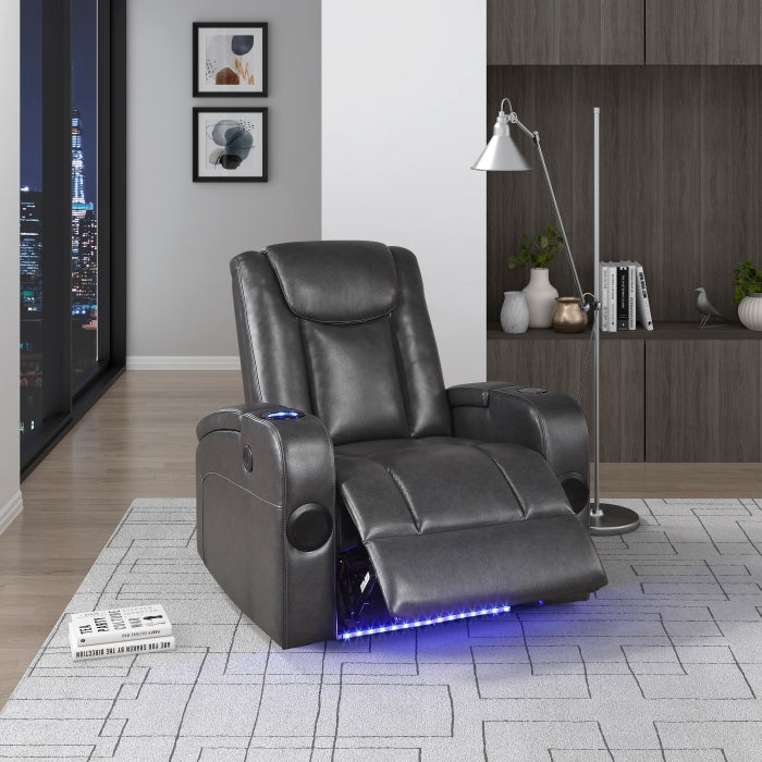 Turbo Gray Power Reclining Chair