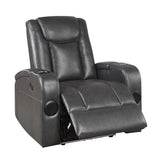 Turbo Gray Power Reclining Chair - Ornate Home