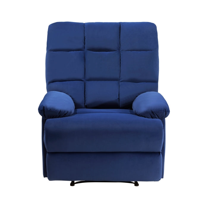 Colin Blue Reclining Chair - Ornate Home