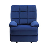 Colin Blue Reclining Chair - Ornate Home