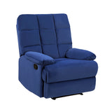 Colin Blue Reclining Chair - Ornate Home