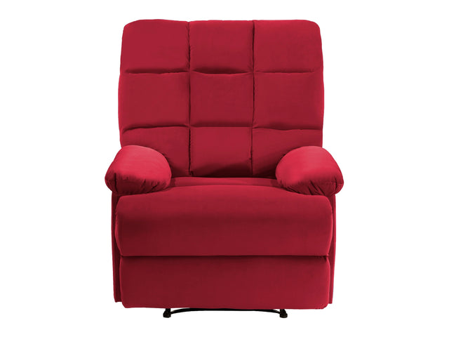 Colin Red Reclining Chair - Ornate Home