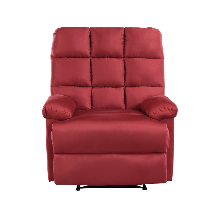 Colin Red Reclining Chair - Ornate Home