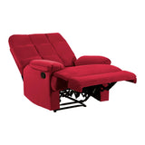 Colin Red Reclining Chair - Ornate Home