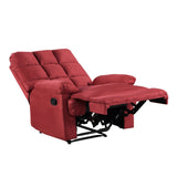 Colin Red Reclining Chair - Ornate Home