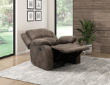 Fairview Brown Reclining Chair - Ornate Home