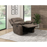 Fairview Brown Reclining Chair - Ornate Home