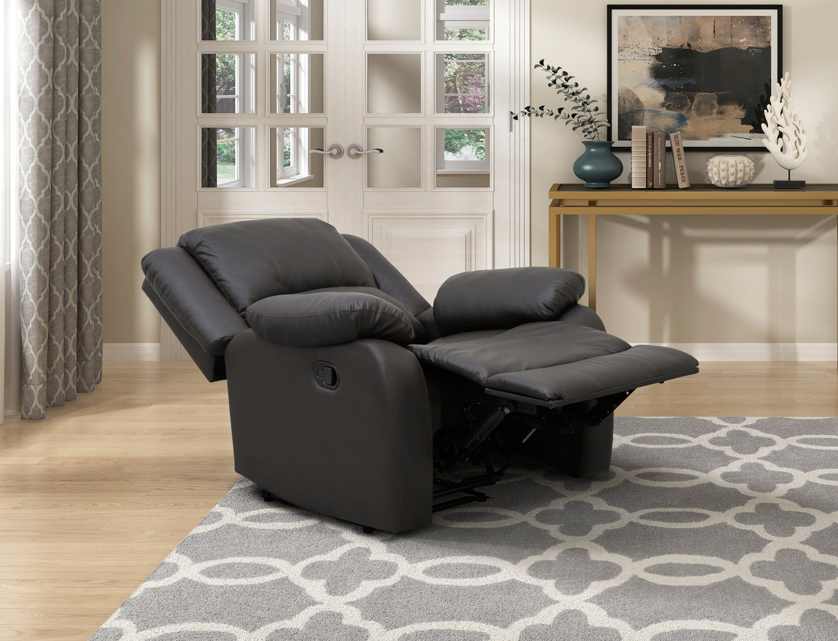 Fairview Brown Reclining Chair - Ornate Home