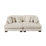 Traverse Beige 2-Piece Chaise Lounge