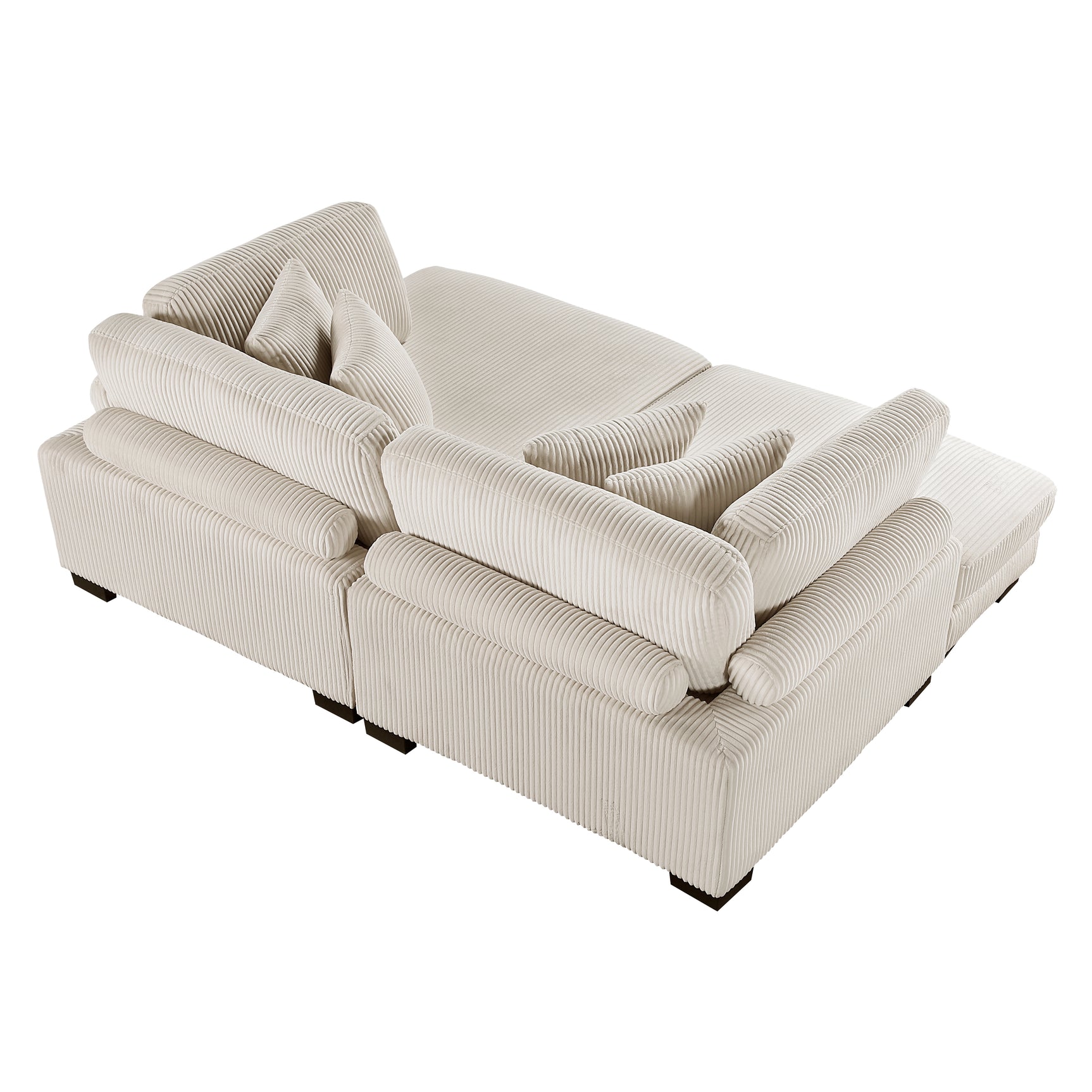 Traverse Beige 2-Piece Chaise Lounge