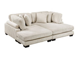 Traverse Beige 2-Piece Chaise Lounge