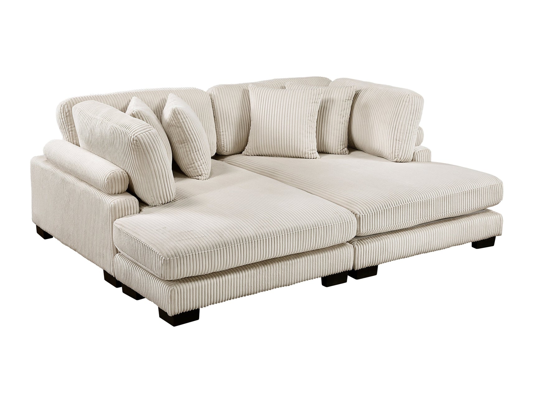 Traverse Beige 2-Piece Chaise Lounge