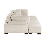 Traverse Beige 2-Piece Chaise Lounge