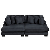 Traverse Black 2-Piece Chaise Lounge