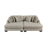 Traverse Taupe 2-Piece Chaise Lounge
