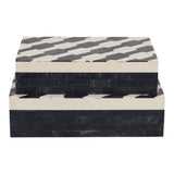 Dorsetmill Black/Ivory Boxes (Set of 2)