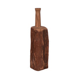 Fuchs Brown Reclaimed Wood Bottle Object - 20653-02