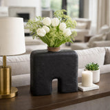 Emmaton Black Large Ecomix Abstract Vase