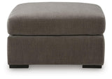 Larson Levee Espresso Oversized Accent Ottoman (Online Special Price)