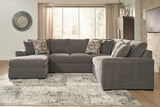 Larson Levee Espresso 3-Piece Sectional w/ LAF Chaise