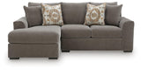 Larson Levee Espresso 2-Piece Sectional LAF Sofa Chaise