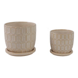 Leonaham Ivory Planters (Set of 2)