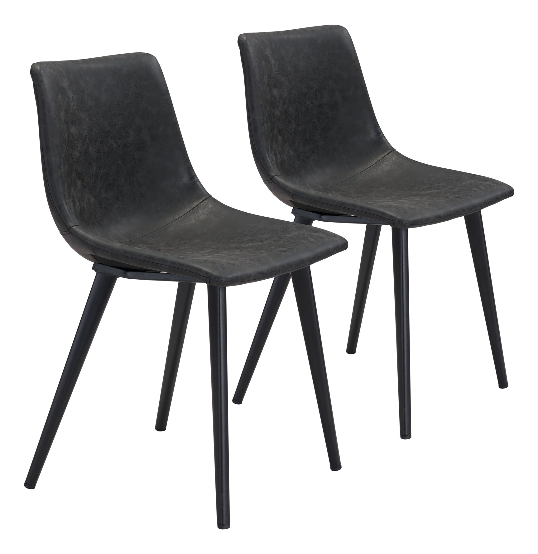 Daniel Vintage Black Dining Chair (Set of 2)