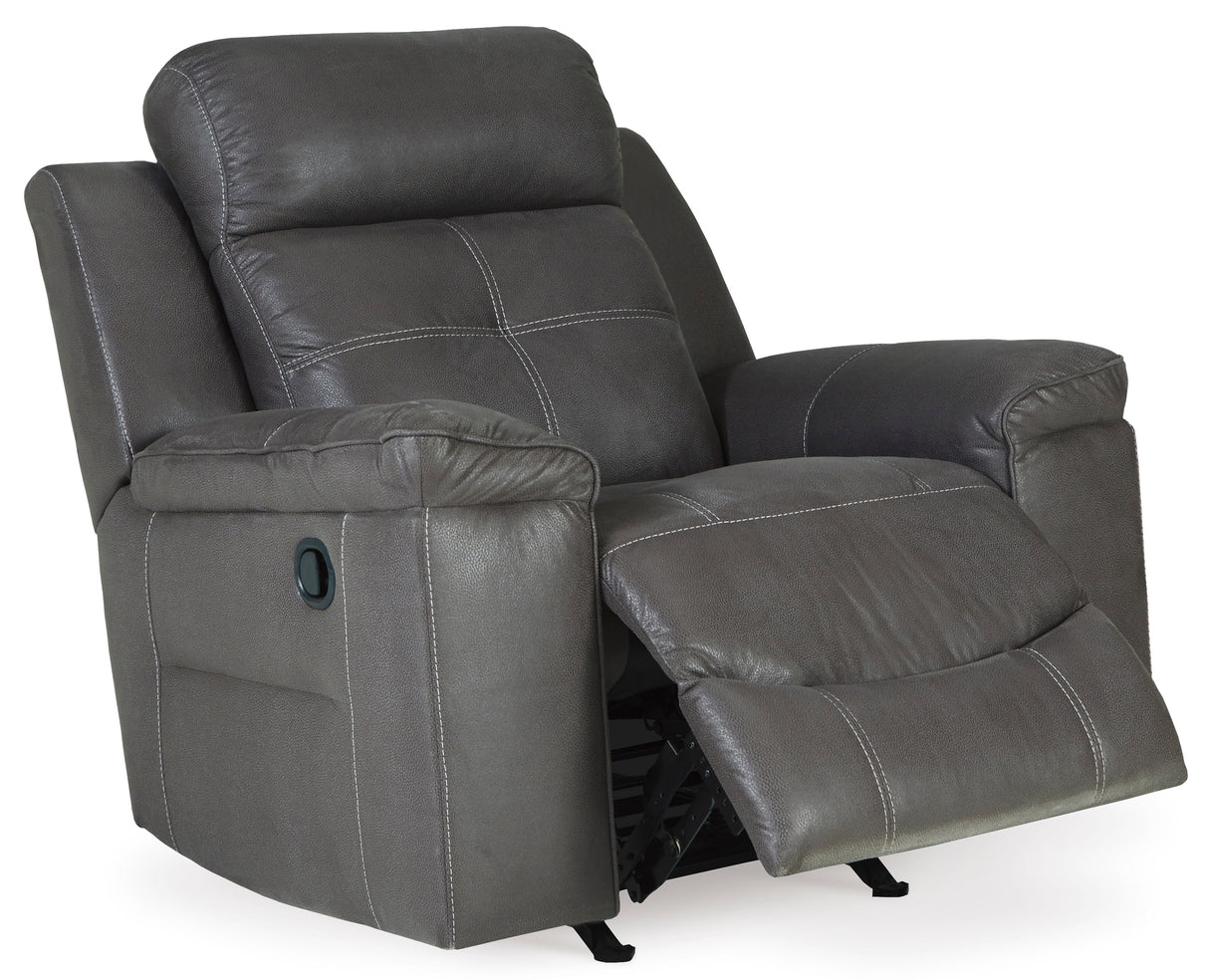 Jesolo Dark Gray Rocker Recliner - Ornate Home