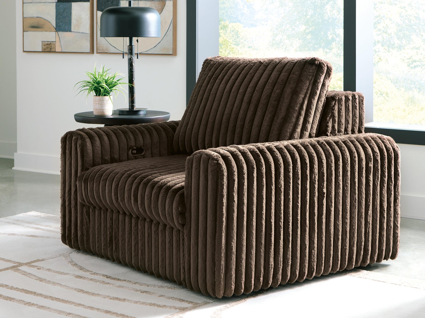 Chalmers Chocolate Power Gliding Chaise (Online Special Price)