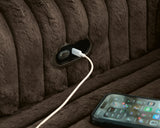 Chalmers Chocolate Power Gliding Chaise (Online Special Price)