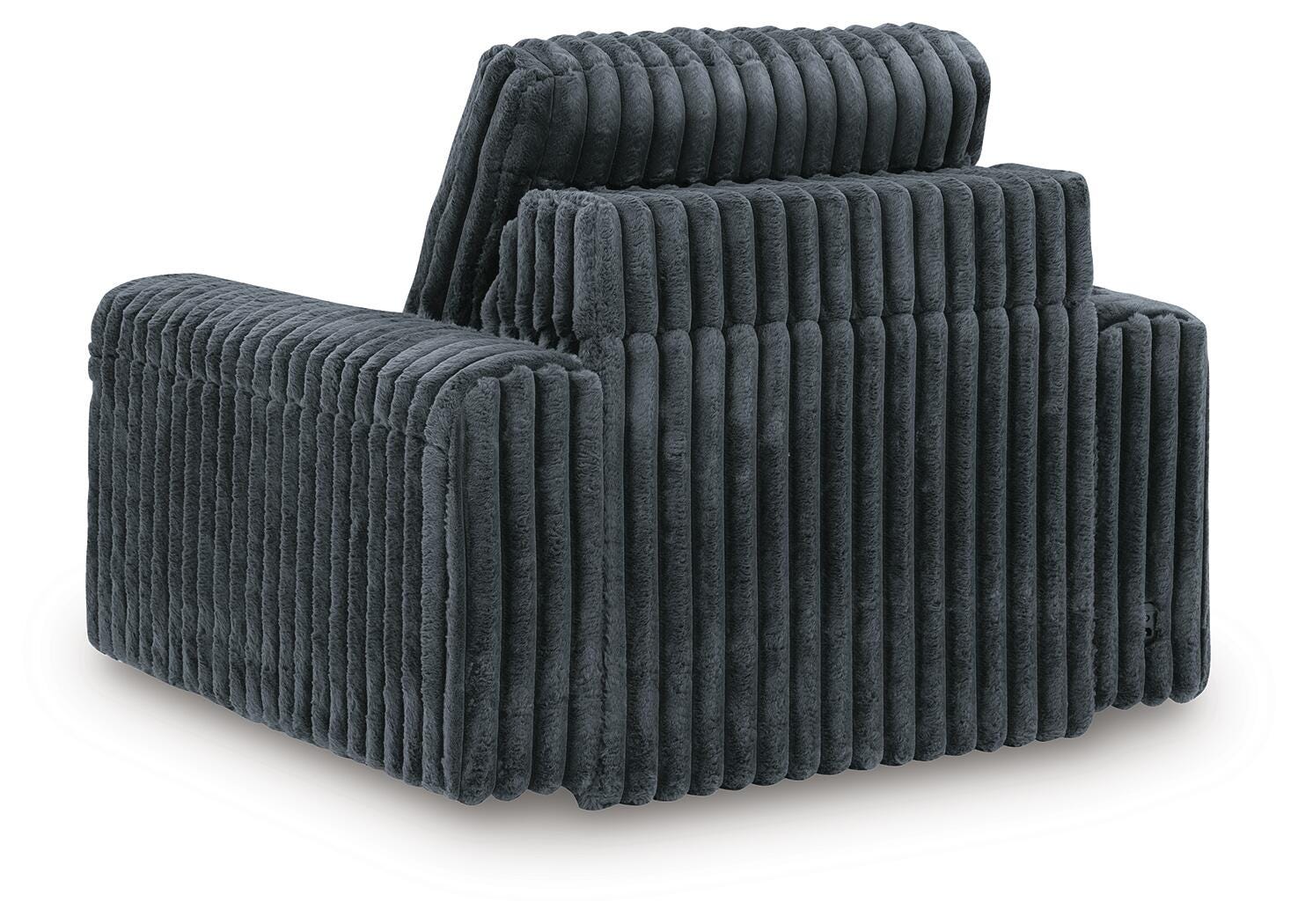 Chalmers Gunmetal Power Gliding Chaise